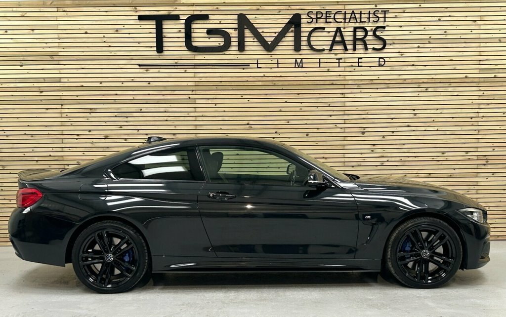 BMW 4 Series Gran Coupe 3L M Sport ML67OSZ Black #5