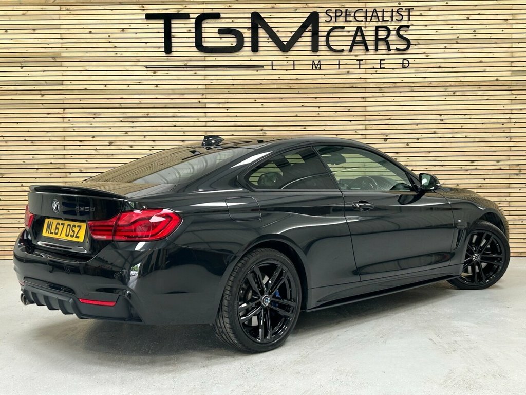 BMW 4 Series Gran Coupe 3L M Sport ML67OSZ Black #3