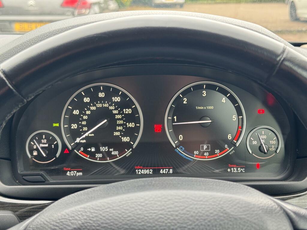 BMW 5 Series Luxury Black #6