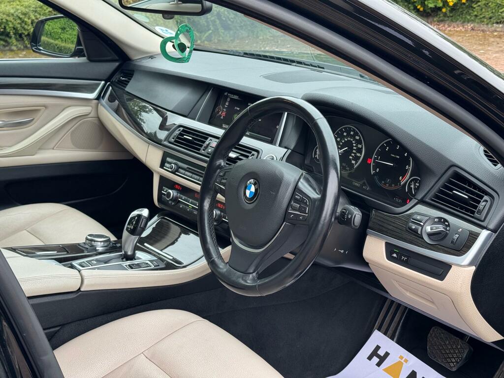 BMW 5 Series Luxury Black #3