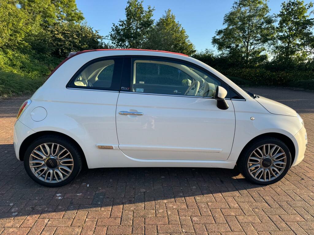 Fiat 500C Lounge White #4