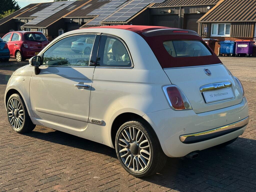 Fiat 500C Lounge White #2
