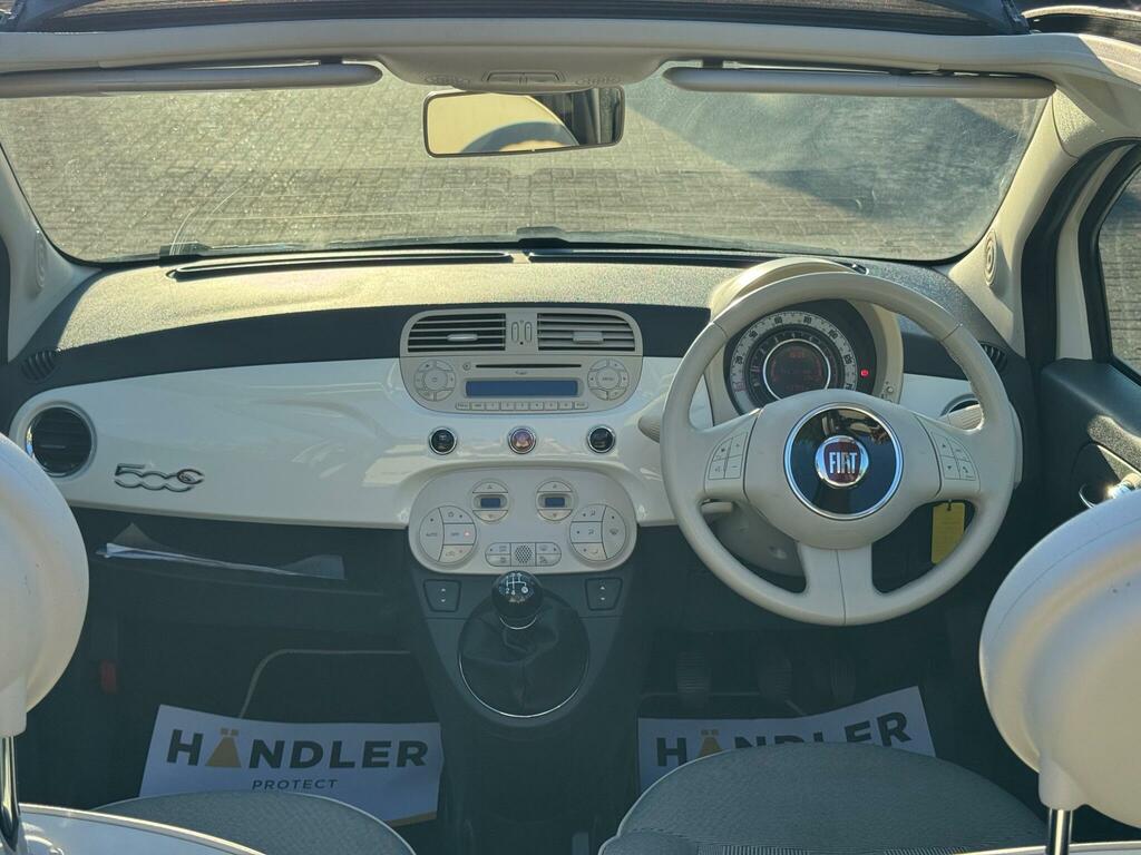 Fiat 500C Lounge White #5