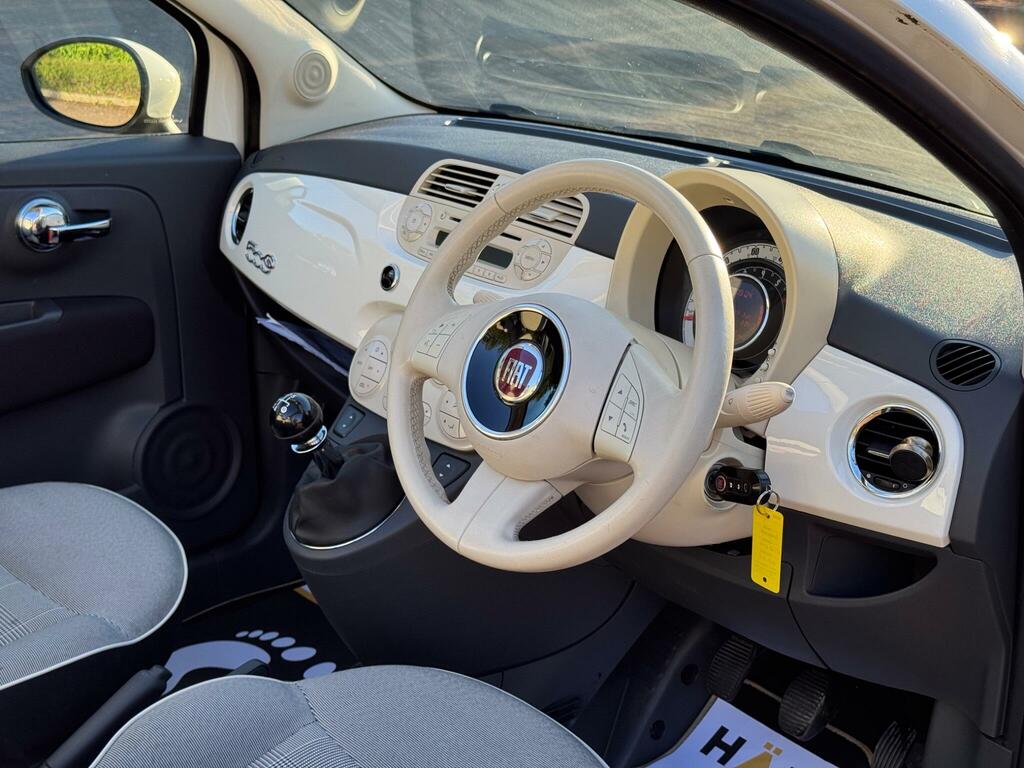 Fiat 500C Lounge White #3