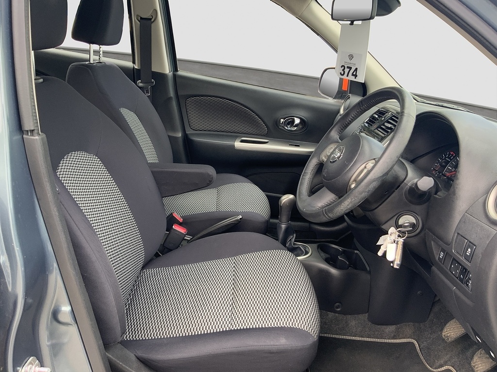Nissan Micra Visia White #11