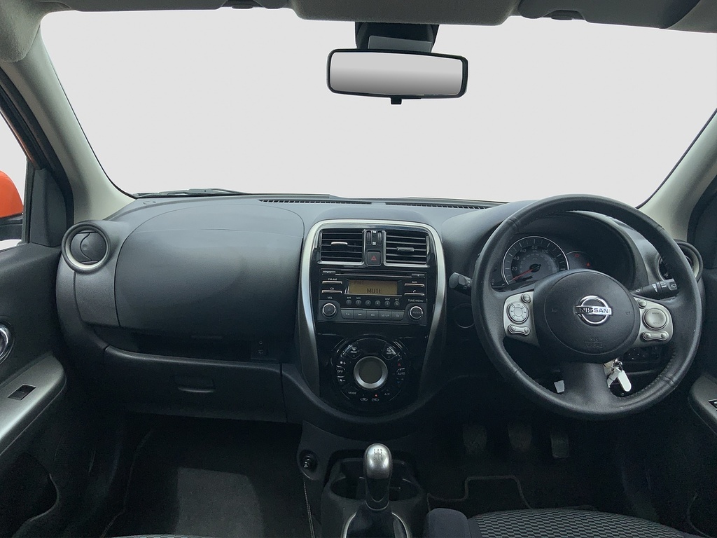 Nissan Micra Visia White #10
