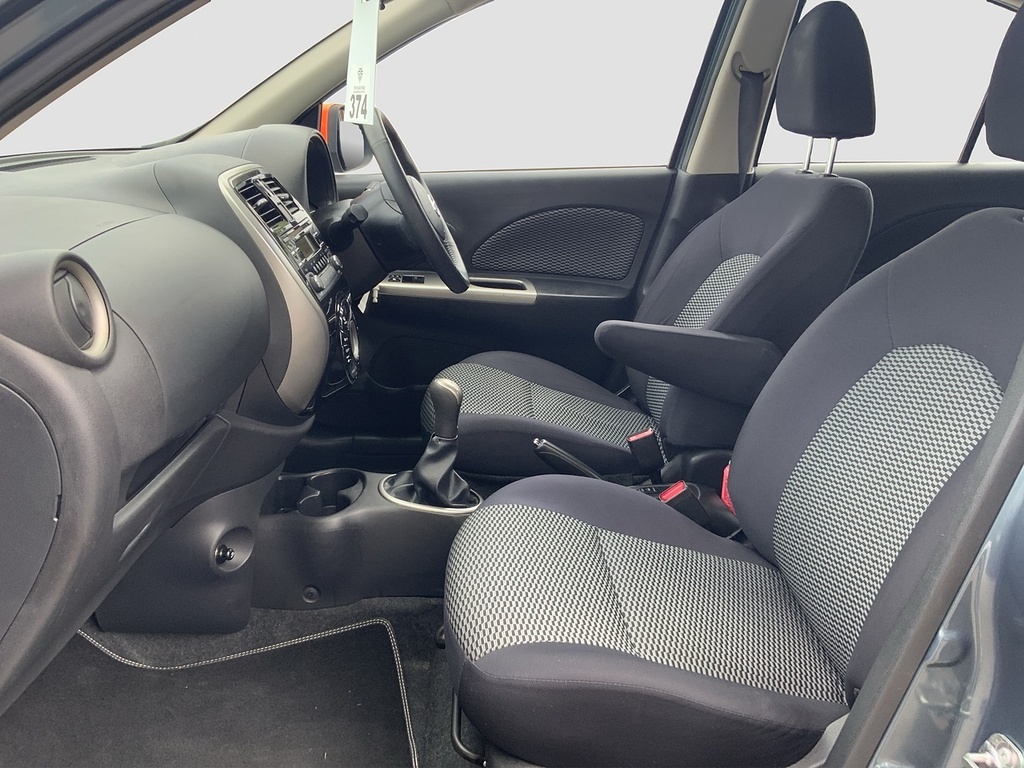 Nissan Micra Visia White #13