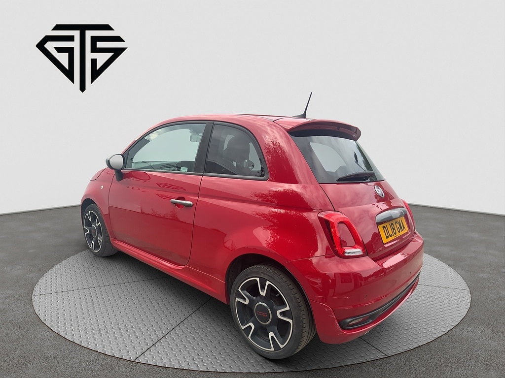 Fiat 500 S Red #5