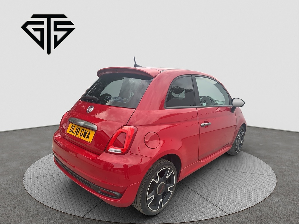 Fiat 500 S Red #3