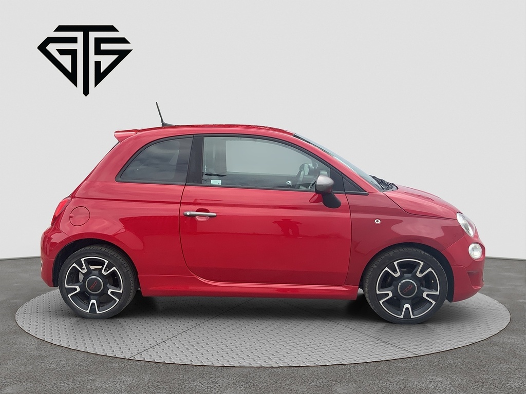 Fiat 500 S Red #2