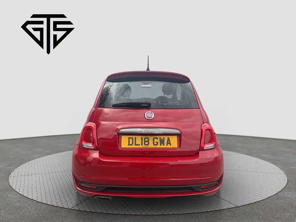 Fiat 500 S Red #4
