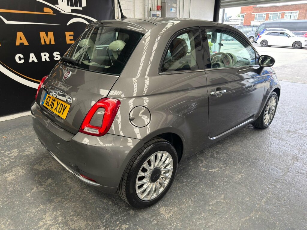 Fiat 500 1.2 Lounge Dualogic Euro 6 Ss GL16XDY Grey #5