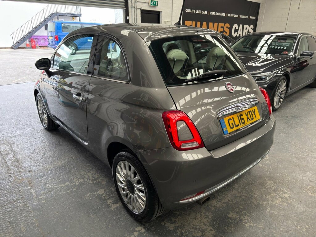 Fiat 500 1.2 Lounge Dualogic Euro 6 Ss GL16XDY Grey #6