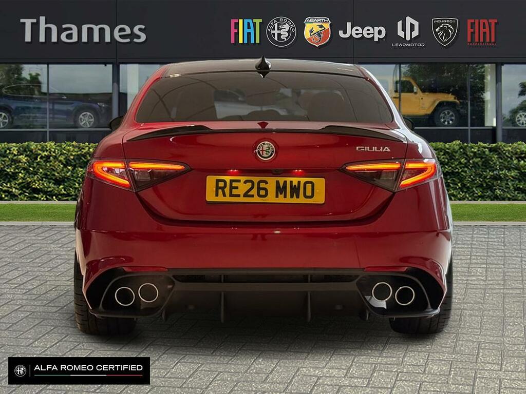 Alfa Romeo Giulia 2.9 2.9 V6 Bi-turbo Quadrifoglio Saloon Red #4