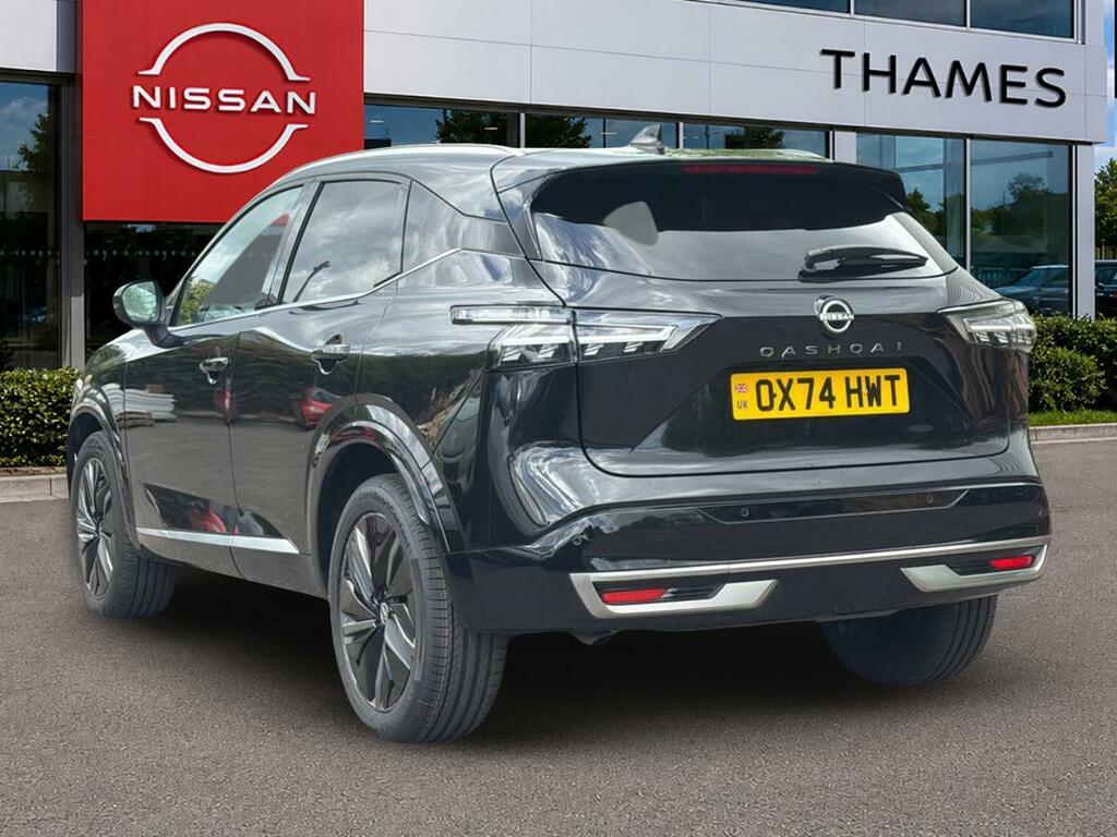 Nissan Qashqai 1.3 1.3 Dig-t Mhev Tekna Euro 6 Ss OX74HWT Black #5