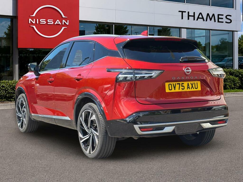 Nissan Qashqai 1.3 1.3 Dig-t Mhev Tekna Xtron Euro 6 Ss OV75AXU Red #5