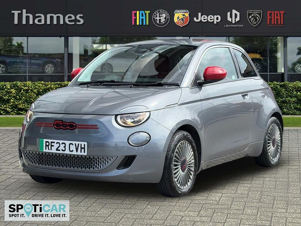 Fiat 500E 500 87Kw Red Black #7