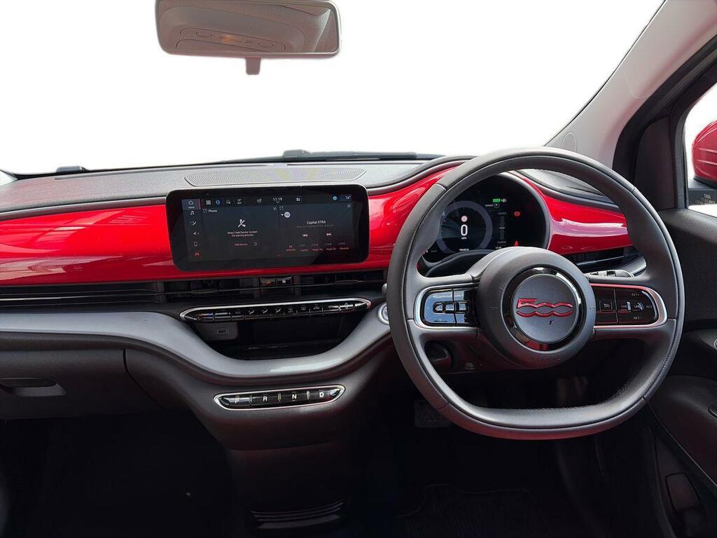 Fiat 500E 500 87Kw Red Black #13