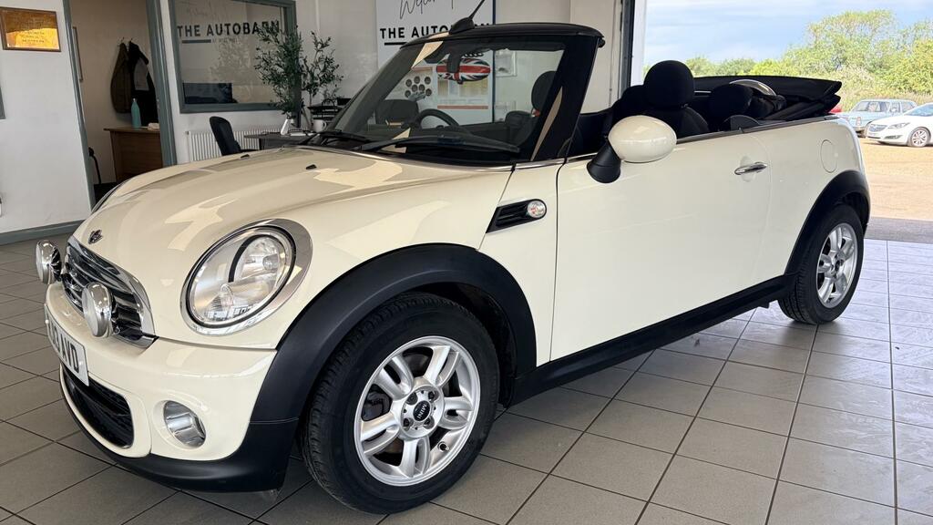Mini Convertible One White