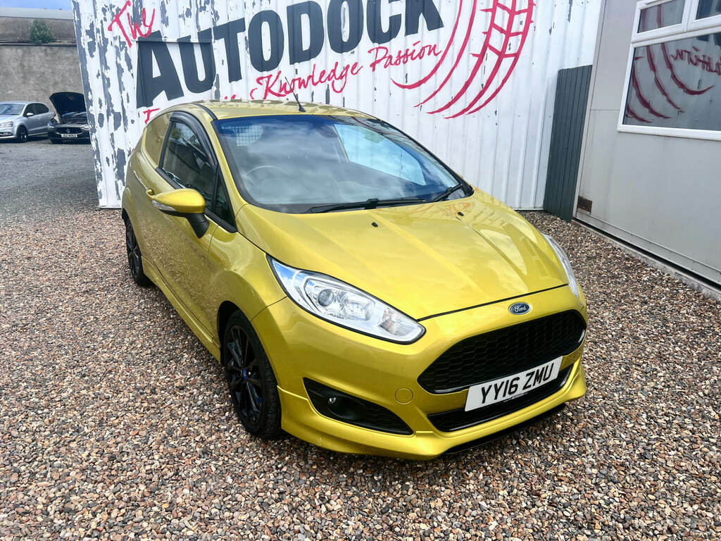 Ford Fiesta Tdci Sport Van YY16ZMU Yellow #2