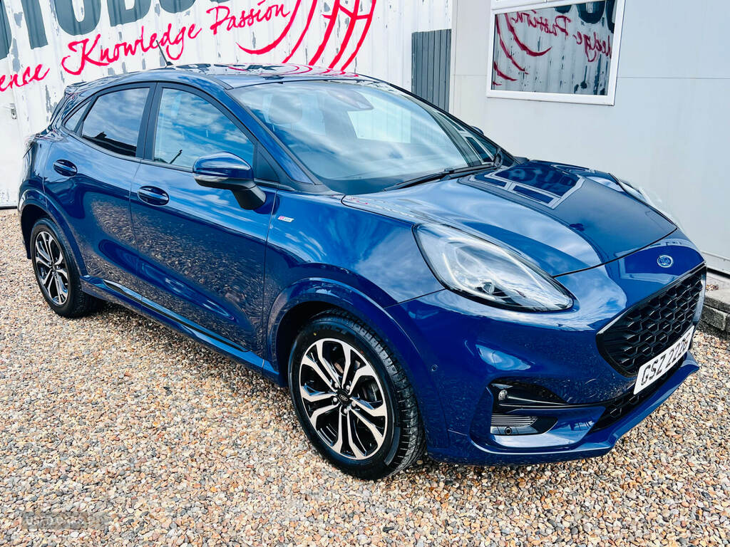 Ford Puma 1.0 Ecoboost Hybrid Mhev St-line Dct Blue
