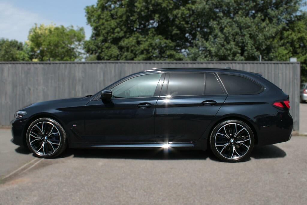 BMW 5 Series 2.0 530E 12Kwh M Sport Saloon Plug-in H Blue #8