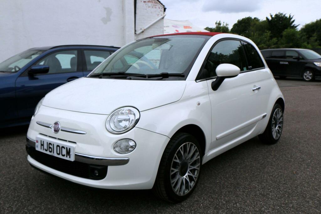 Fiat 500C 1.2 Lounge Convertible Euro 5 6 White #5