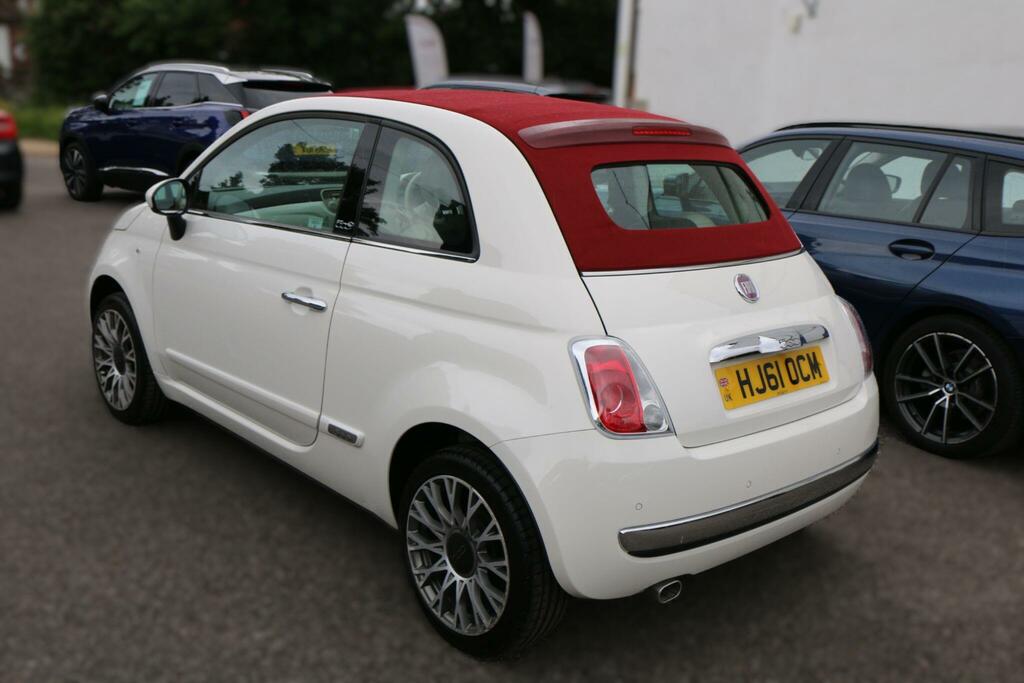 Fiat 500C 1.2 Lounge Convertible Euro 5 6 White #3