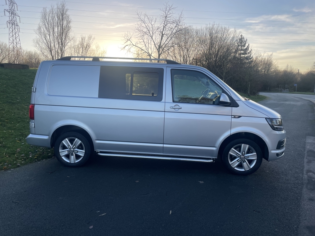 Volkswagen Transporter 2.0 Tdi T32 Bluemotion Tech Highline Fwd Swb Euro RV67BVG Silver #4