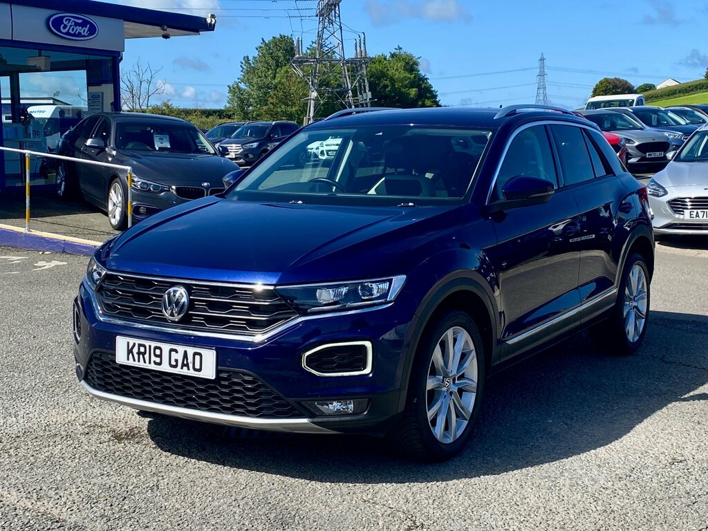 Volkswagen T-Roc 2.0 Tdi Sel Suv Euro 6 Ss 15 Blue #3