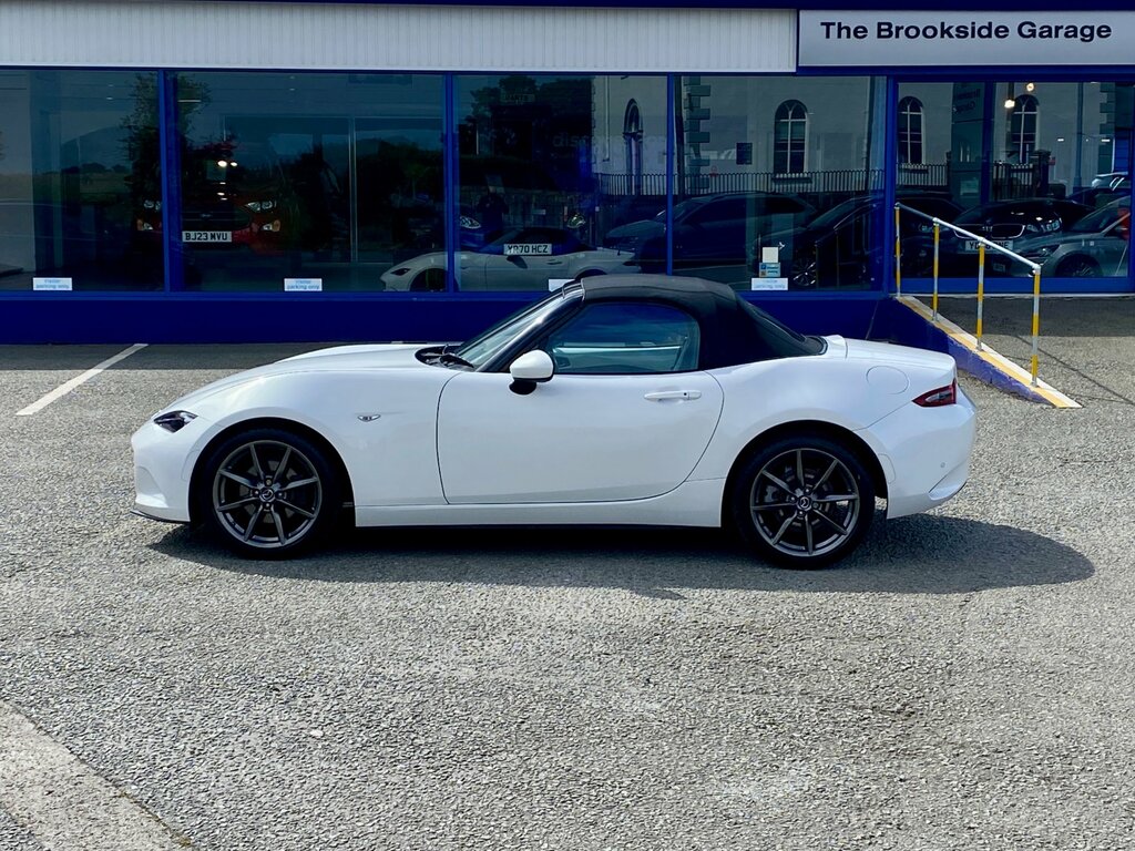 Mazda MX-5 2.0 Skyactiv-g Sport Nav Convertible Ma White #4