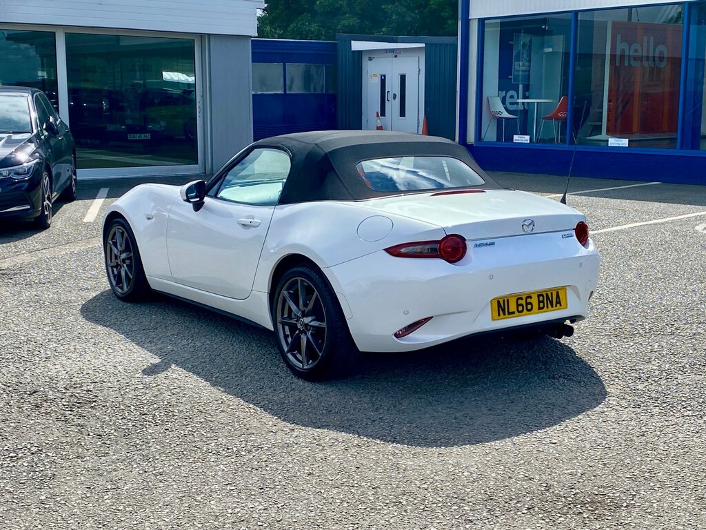 Mazda MX-5 2.0 Skyactiv-g Sport Nav Convertible Ma White #5