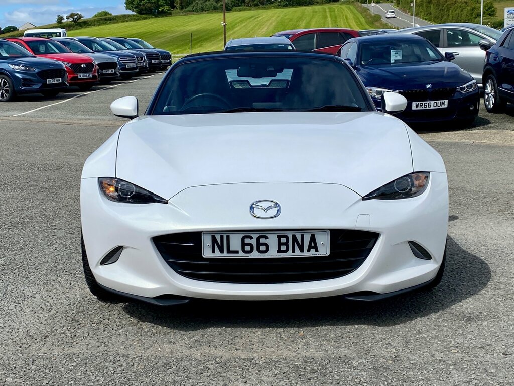 Mazda MX-5 2.0 Skyactiv-g Sport Nav Convertible Ma White #2