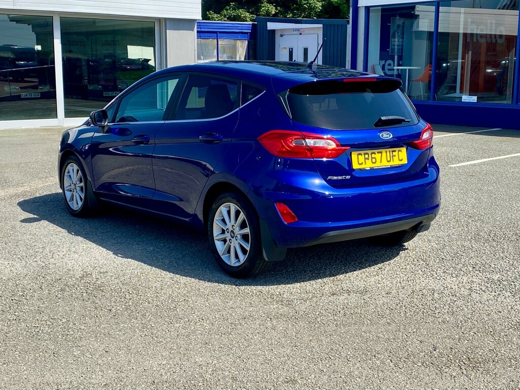 Ford Fiesta 1.0T Ecoboost Titanium Hatchback CP67UFC Blue #5