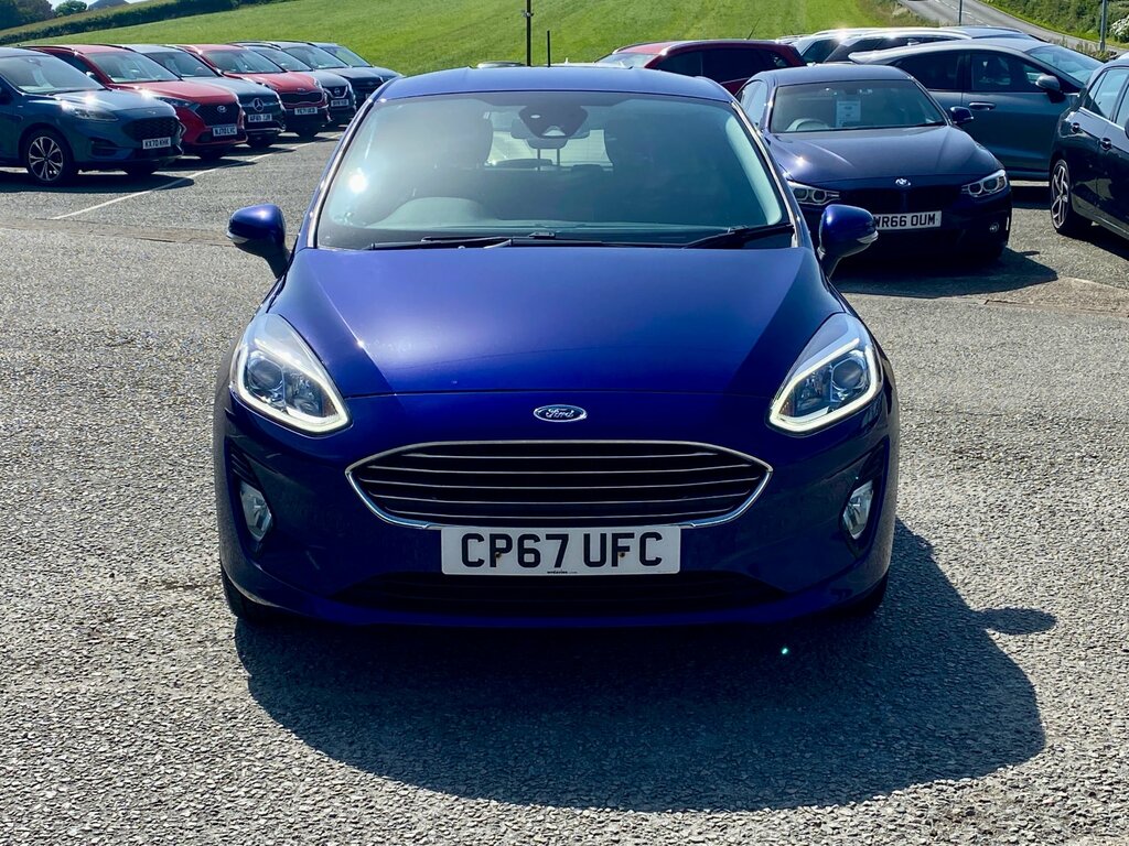 Ford Fiesta 1.0T Ecoboost Titanium Hatchback CP67UFC Blue #2