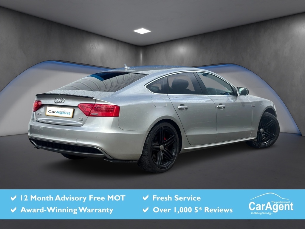 Audi A5 2.0 Tdi S Line Sportback Quattro DA63DLF Silver #2