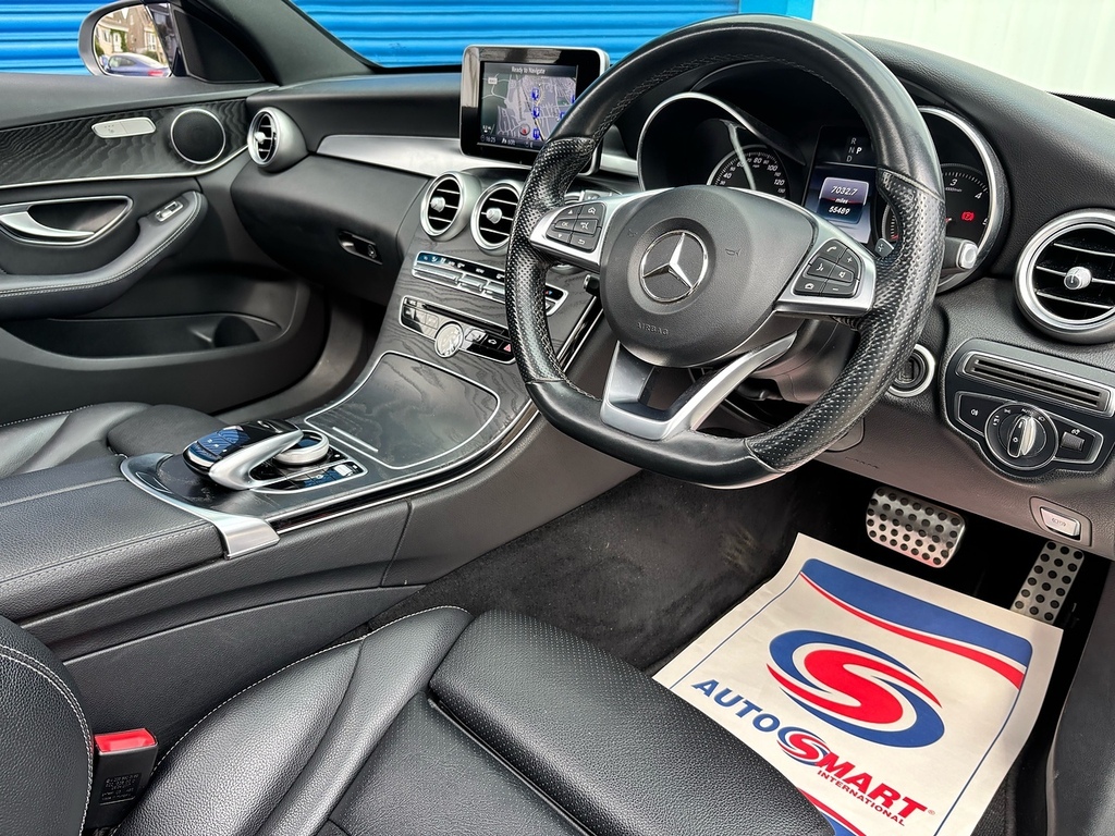 Mercedes-Benz C Class 2.1 C250d Amg Line Estate G-tronic Eur WL17JVK White #3