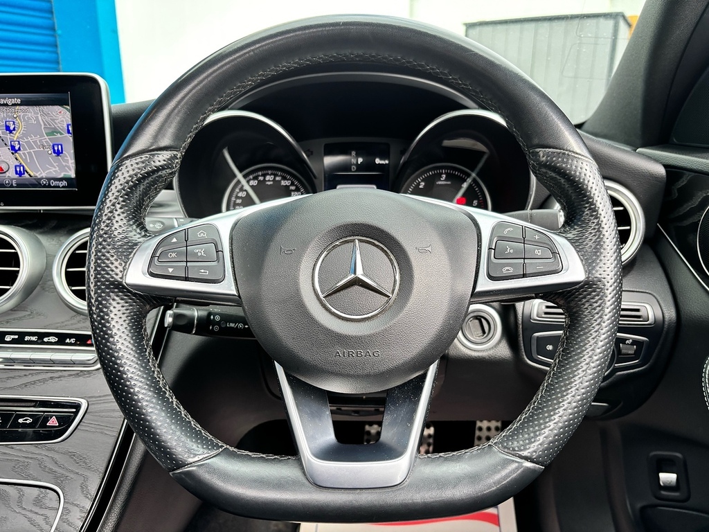 Mercedes-Benz C Class 2.1 C250d Amg Line Estate G-tronic Eur WL17JVK White #6