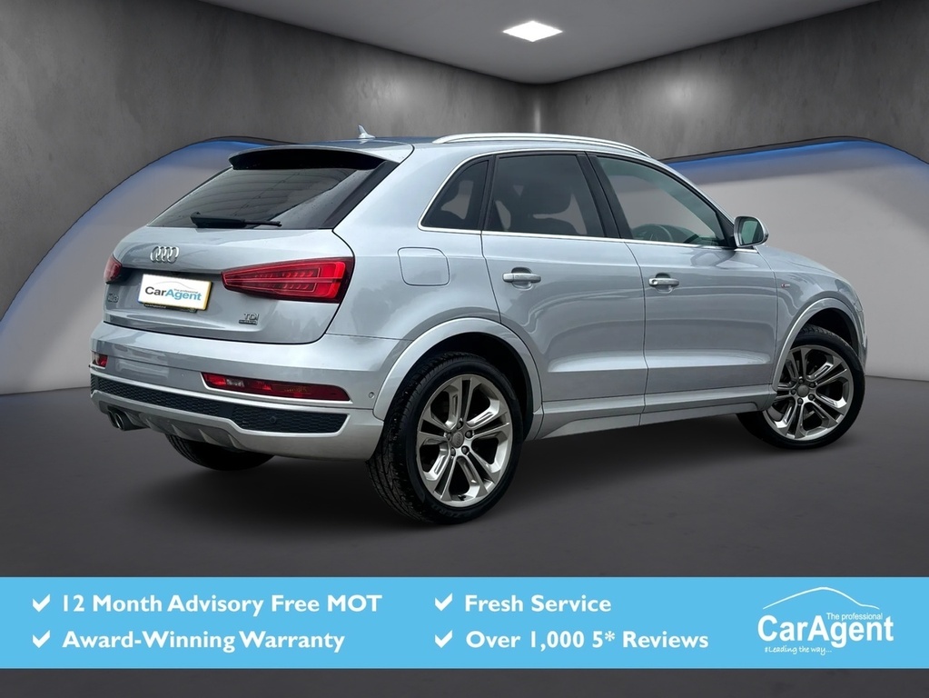 Audi Q3 2.0 Tdi S Line Plus Suv Quattro Silver #2
