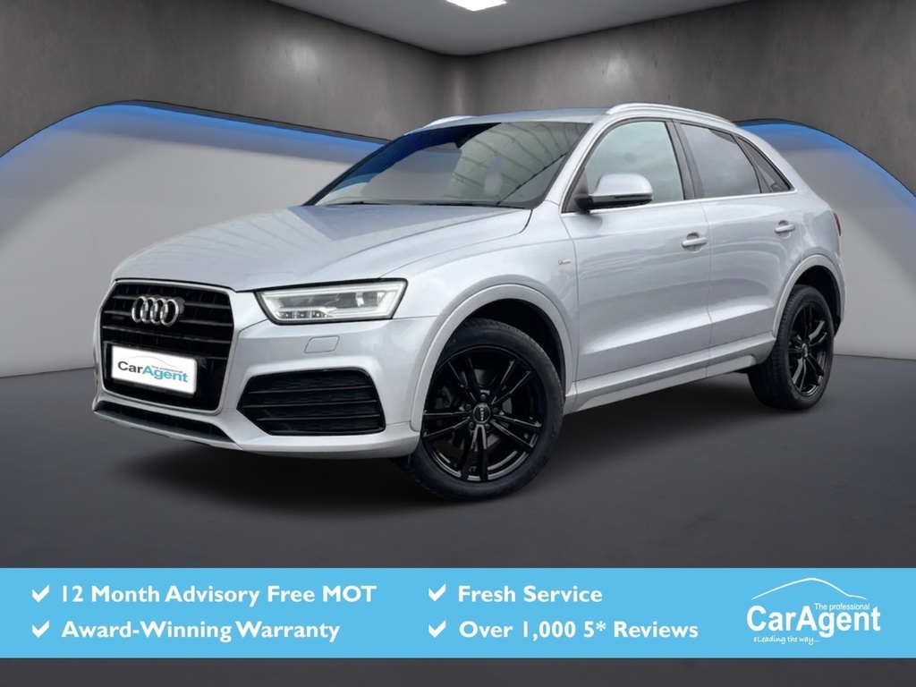 Audi Q3 2.0 Tdi S Line Suv Quattro Euro CP15YYA Silver