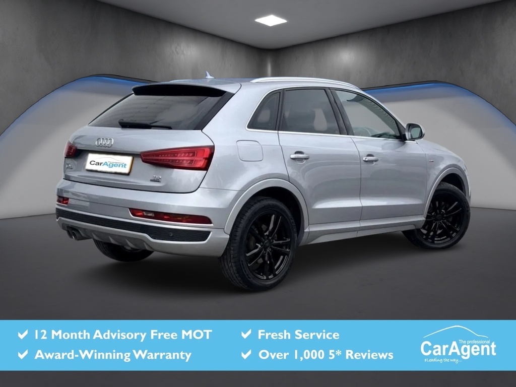 Audi Q3 2.0 Tdi S Line Suv Quattro Euro CP15YYA Silver #2