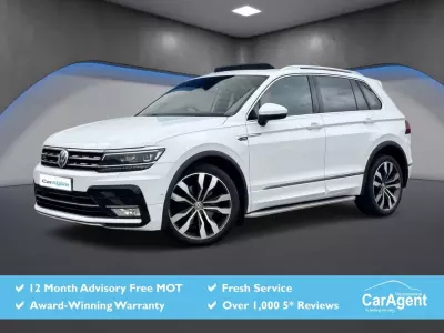 Compare Volkswagen Tiguan 2.0 Tsi Bluemotion Tech R-line Suv Dsg MF17XRN White