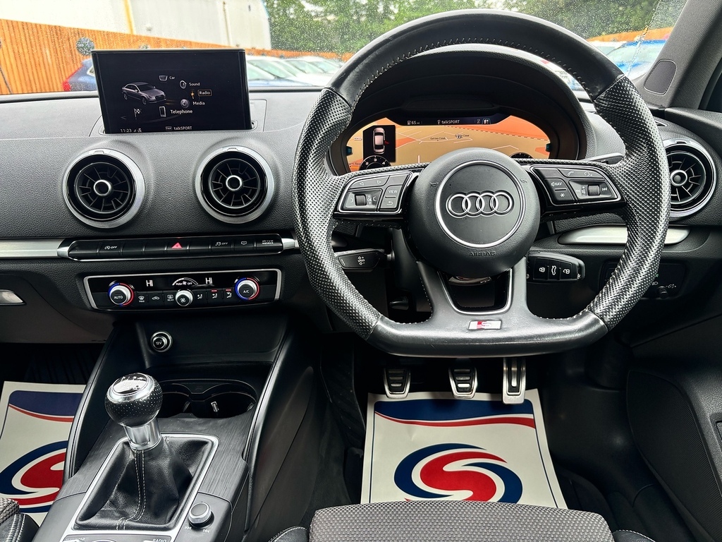 Audi A3 2.0 Tdi Black Edition Saloon Eur White #6