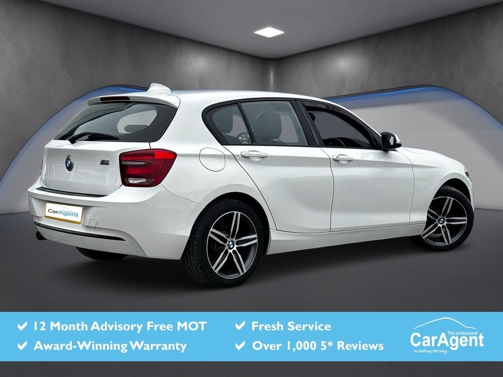 BMW 1 Series 118D Sport ND63MLY White #2