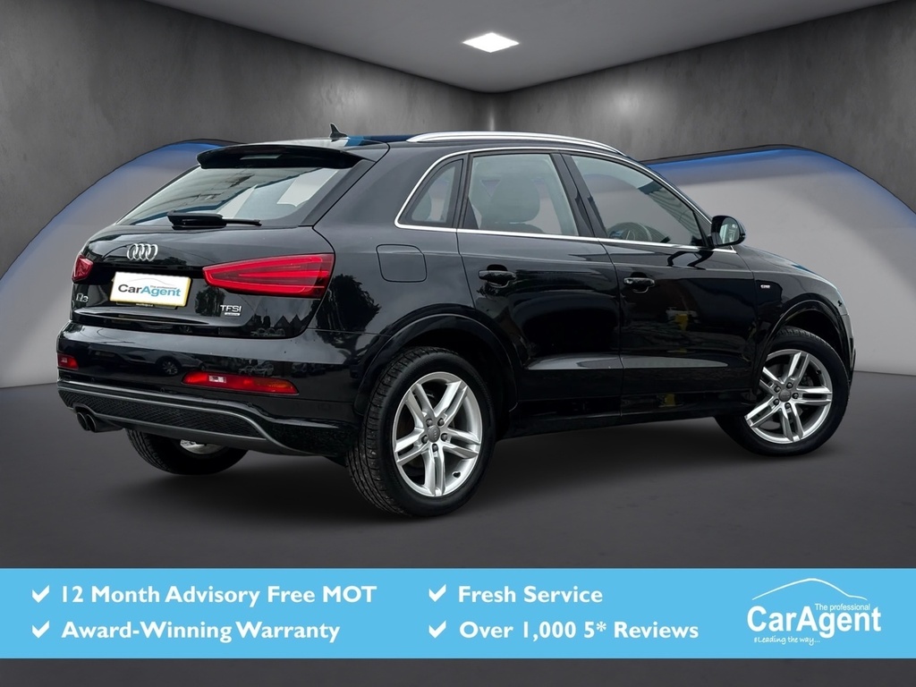Audi Q3 2.0 Tfsi S Line Suv S Tronic Quattro Eu GV63LYP Black #2