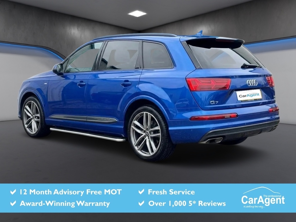 Audi Q7 3.0 Tdi V6 S Line Suv Tiptronic Quattro MH17FXG Blue #2