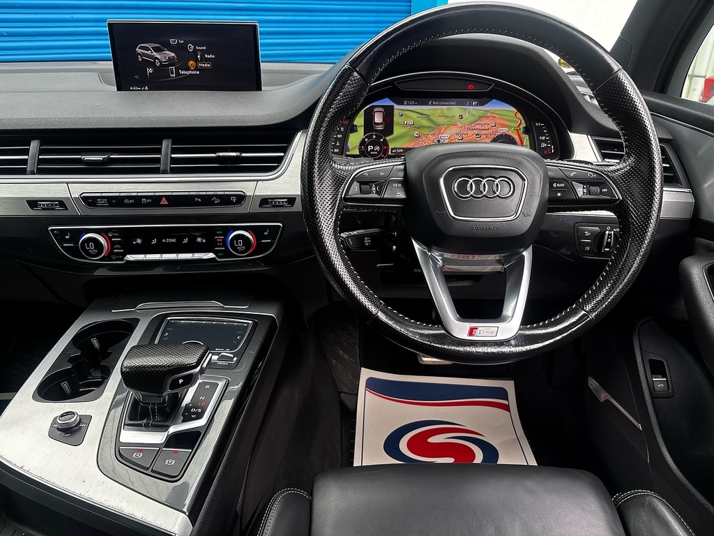 Audi Q7 3.0 Tdi V6 S Line Suv Tiptronic Quattro MH17FXG Blue #6