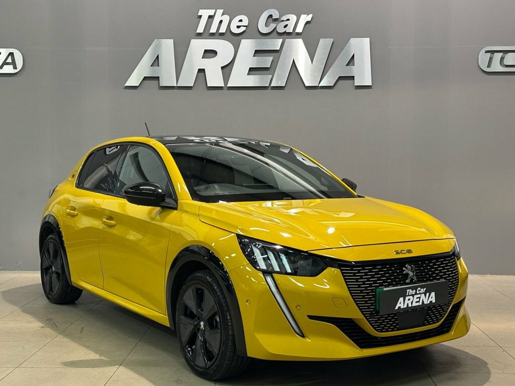 Peugeot e-208 Hatchback Yellow