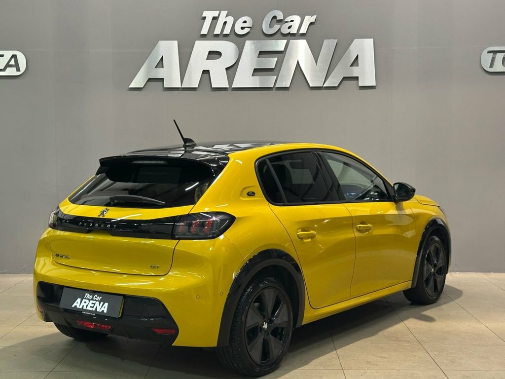 Peugeot e-208 Hatchback Yellow #3