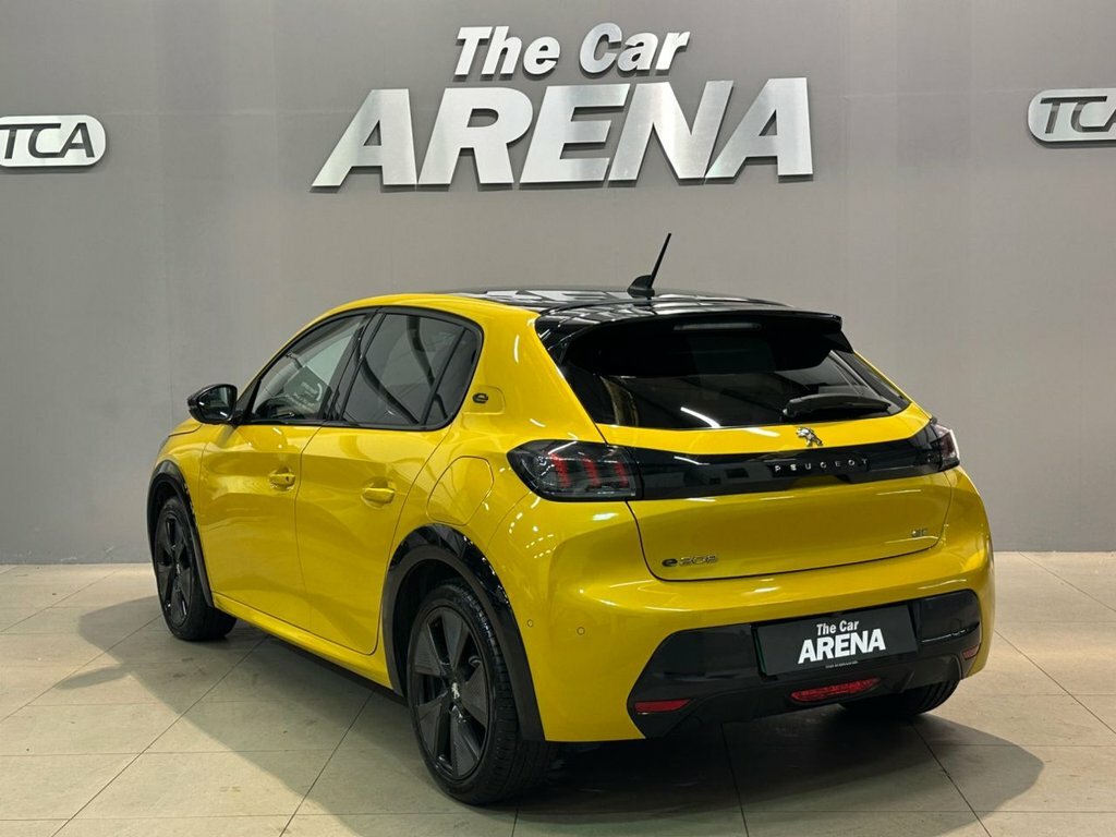 Peugeot e-208 Hatchback Yellow #4